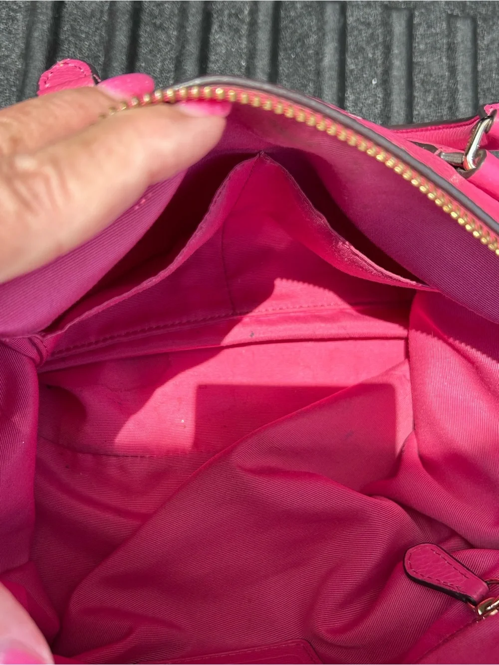 🩷 Coach Fuchsia Pebbled Leather Bennett Satchel Crossbody - Silver Hardware